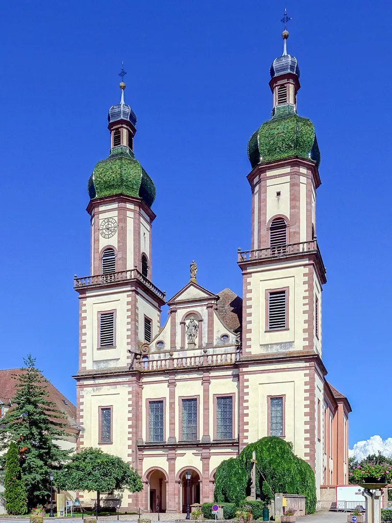 Exterior of Abbey Church, Ebersmunster