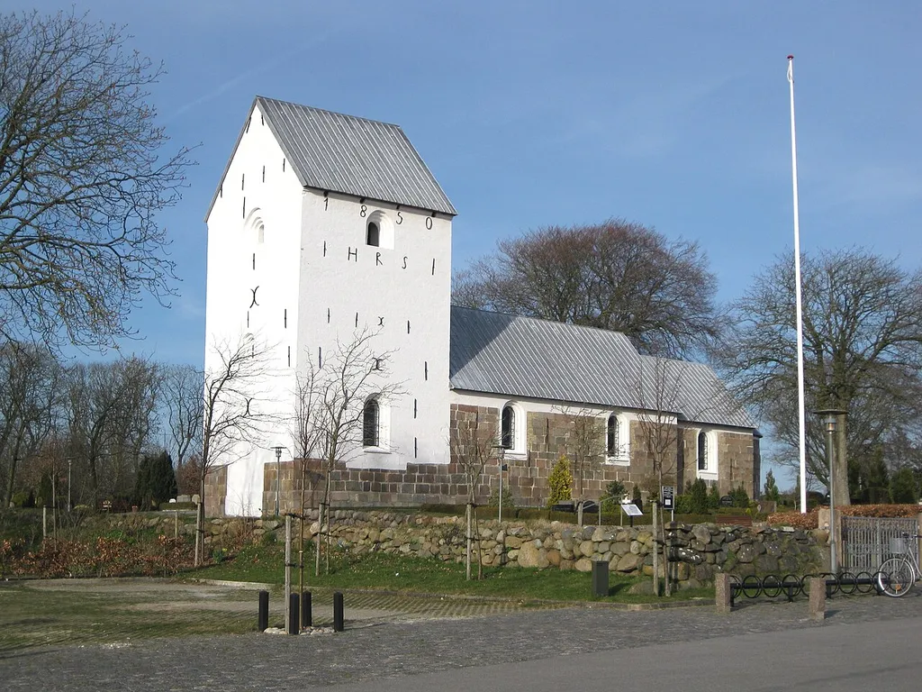 The church "Aaby Kirke" in the small town "Aabybro". The town is located in North Jutland, Denmark.