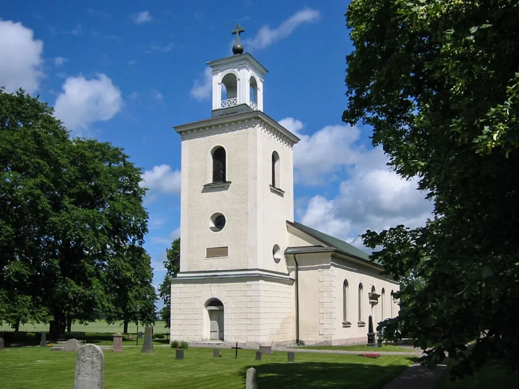 Vallerstad Church.Exterior