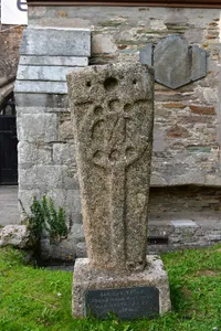 Stone shaft in the churchyard about 3 metres south of south aisle of Church of St Bartholomew