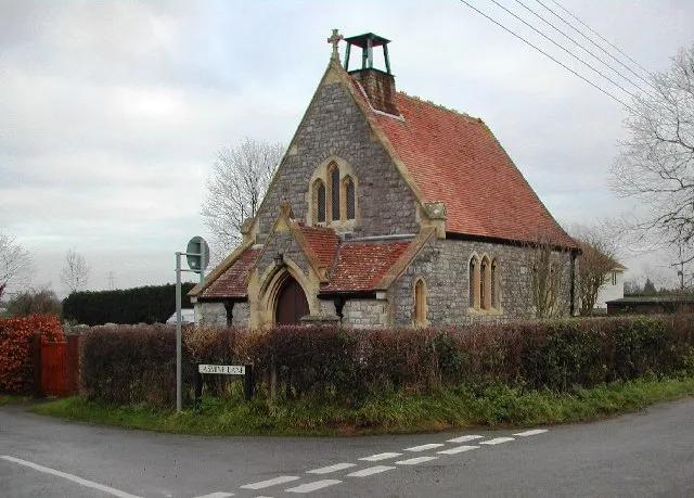 St. Barnabas Church, Claverham. Completed as daughter church of St Mary's, Yatton, in 1879. Now part of the Yatton Moor Team Ministry. Services are held at varying times every Sunday. For more information see the Claverham village website http://www.claverhamvillage.co.uk/