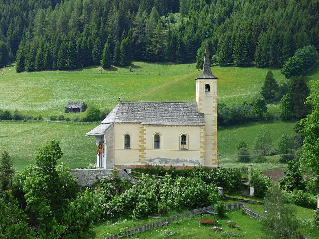 This media shows the protected monument with ObjektID 24212 in Austria. (Commons, de, Wikidata) Kirche St. Wolfgang, Mauterndorf