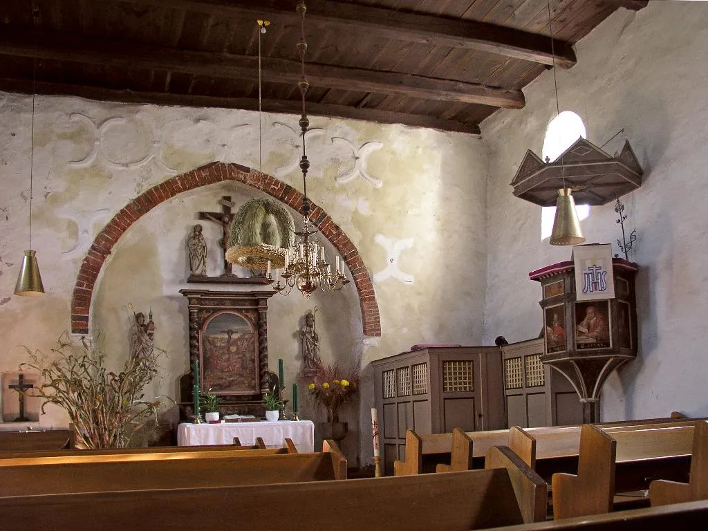 Wrist, Schleswig-Holstein, Germany: church of Stellau, interior, photo 2007