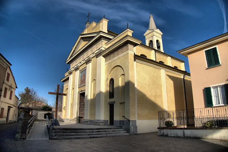 The parish church of St. Mary Magdalen in Cremosano, province of Cremona, Italy