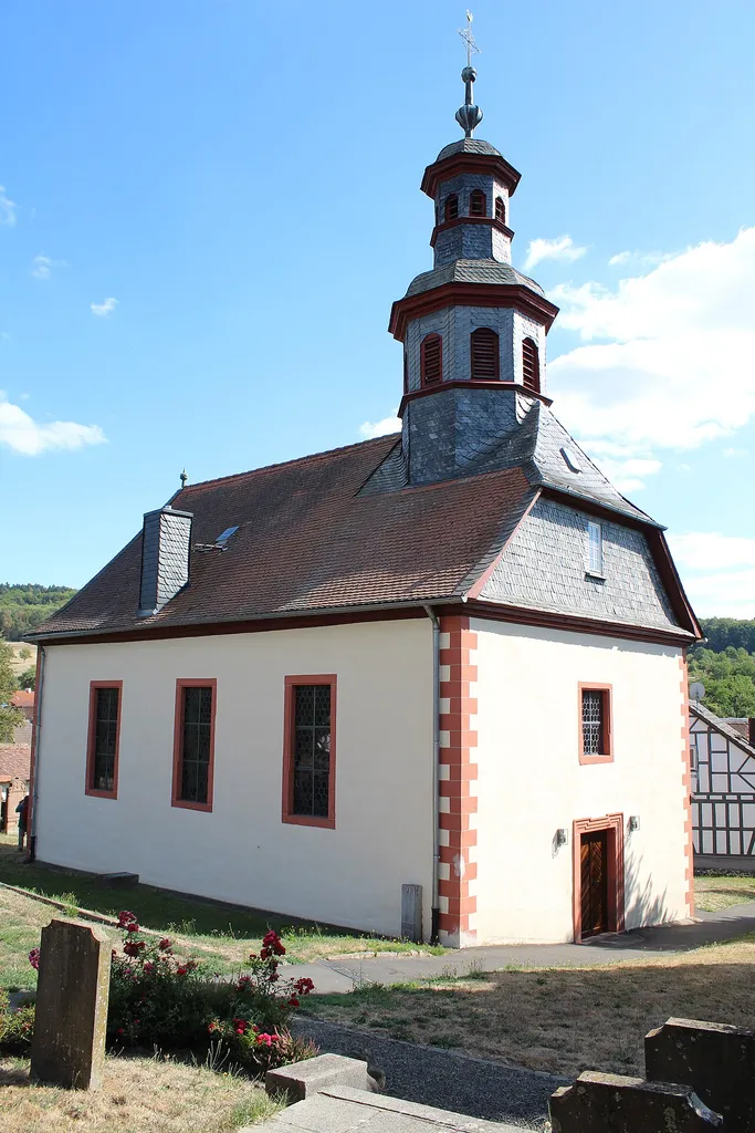 Evangelische Kirche Wallernhausen, Nidda, Wetteraukreis, Hessen, Deutschland