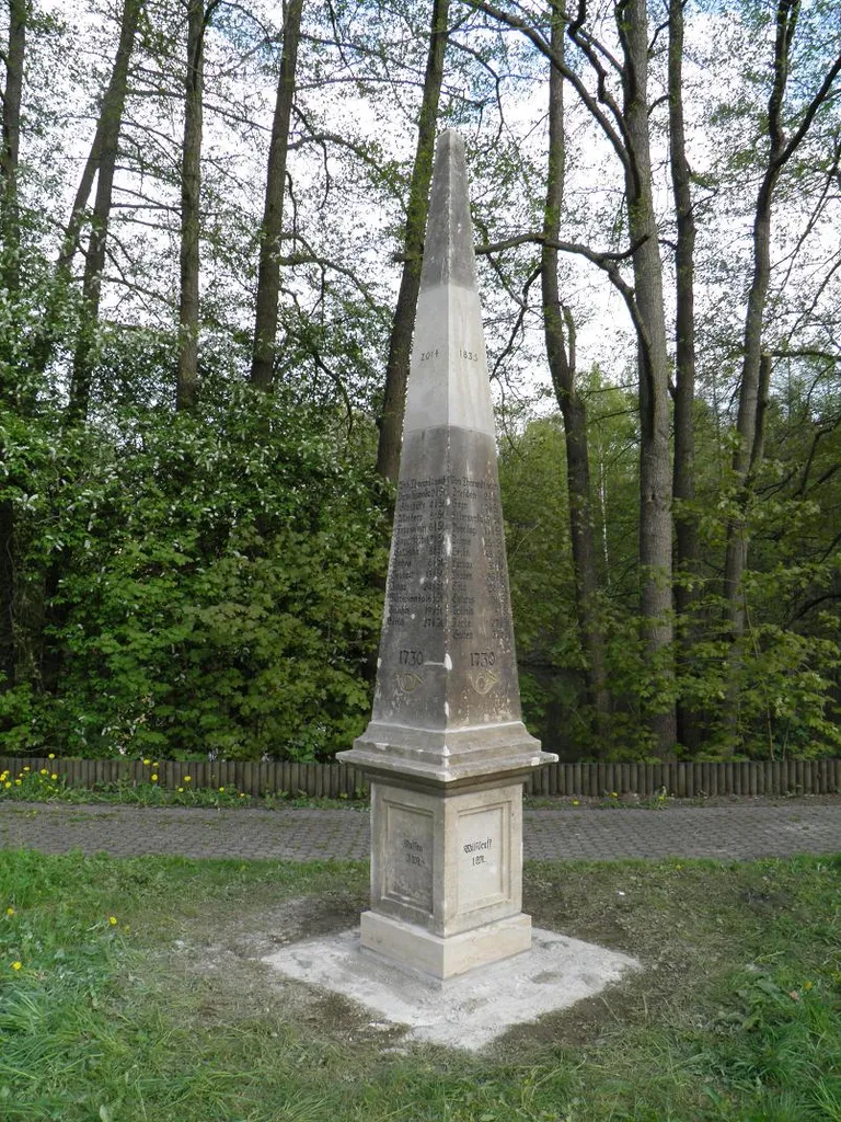 Postmeistersäule aus Tharandt in Grillenburg