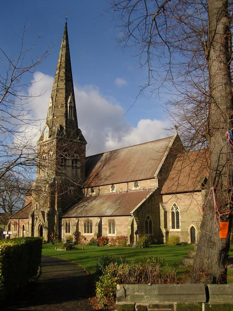 All Saints Church in Kings Heath, Birmingham, UK.