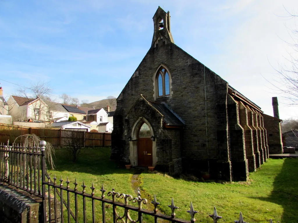 Northwest side of Church House, Cwmfelin, Bedlinog