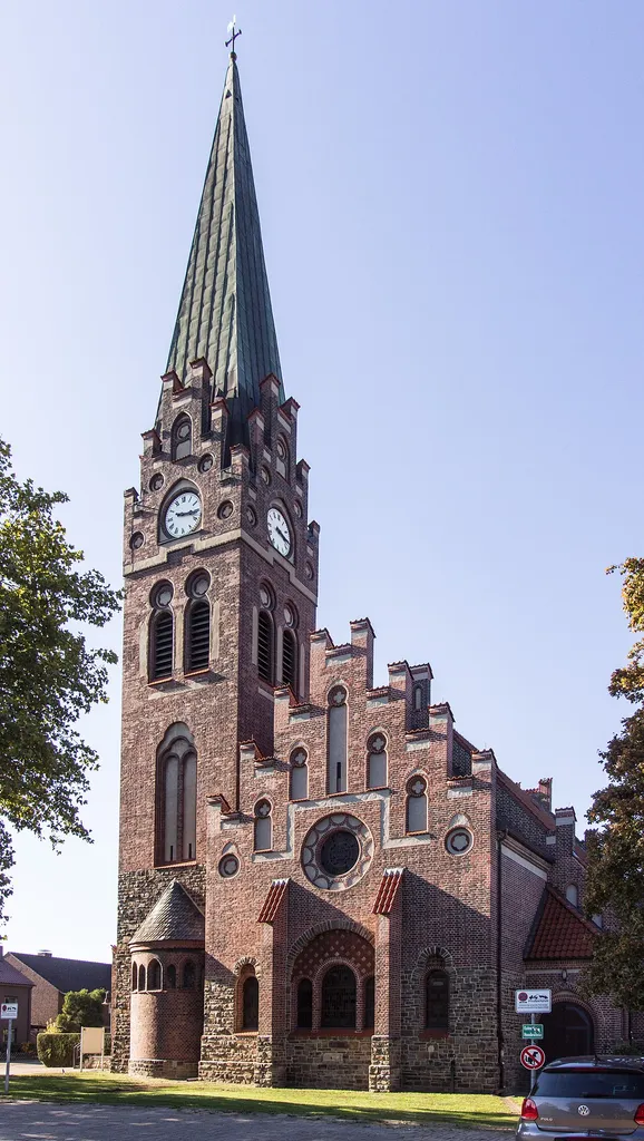 This file was uploaded with Commonist. Recklinghausen Monument 060 Reformationskirche Pestalozzistr 14