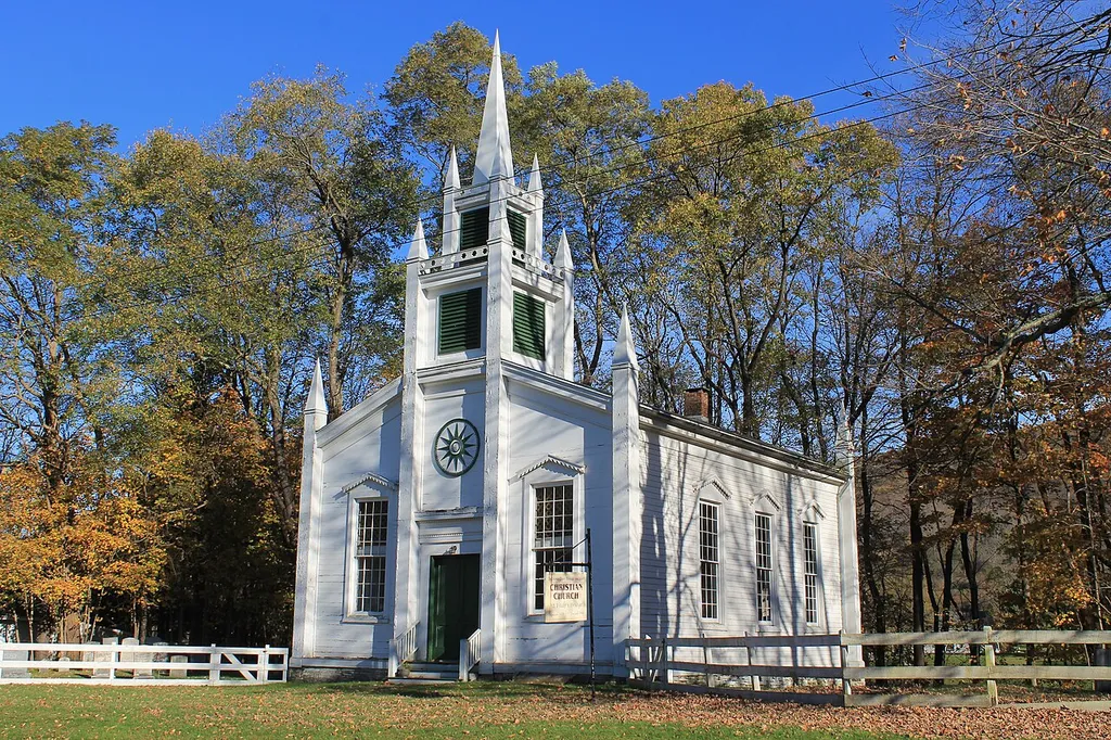 Christian Church of East Delhi — in East Delhi, Delaware County, New York. The 1861 church, in the Greek Revival style with an overlay of Gothic Revival decoration, is on the National Register of Historic Places in Delaware County.