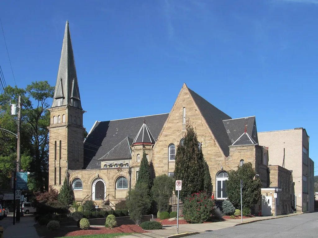 Former church in Carnegie, Pennsylvania, now the Attawheed Islamic Center