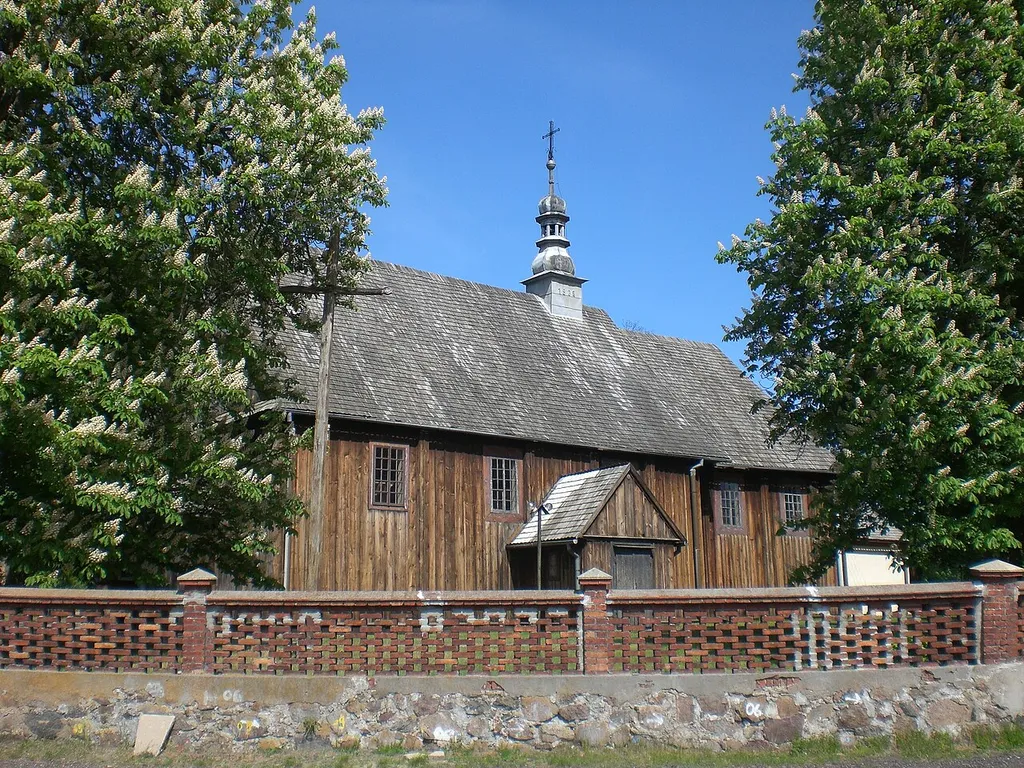 All Saints and Saint James church in Gieczno, Poland