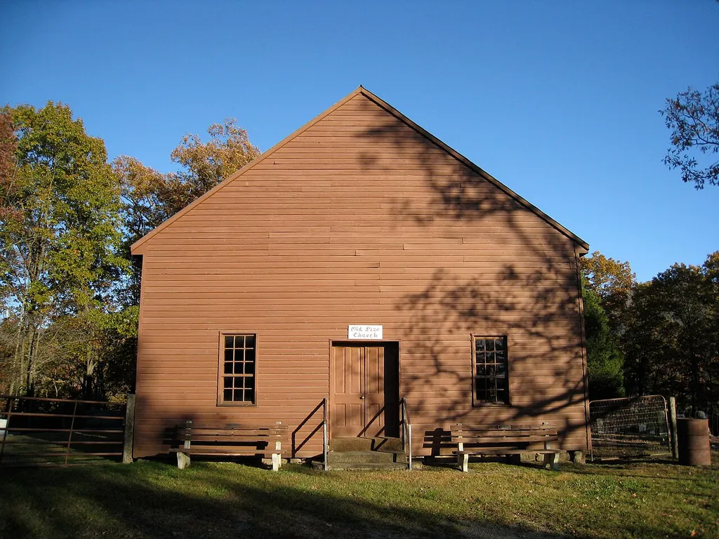 Old Pine Church off Old Pine Church Road (County Route 220/15) south of Purgitsville, West Virginia, United States.