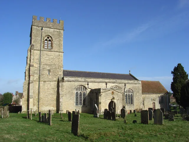 St Mary's parish church, Thornborough, Buckinghamshire, seen from the south