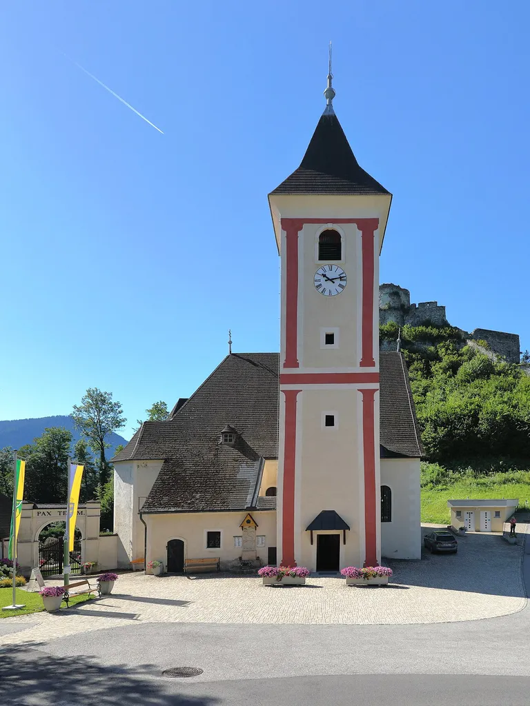 Saint Martin church in Klamm am Semmering, Lower Austria.