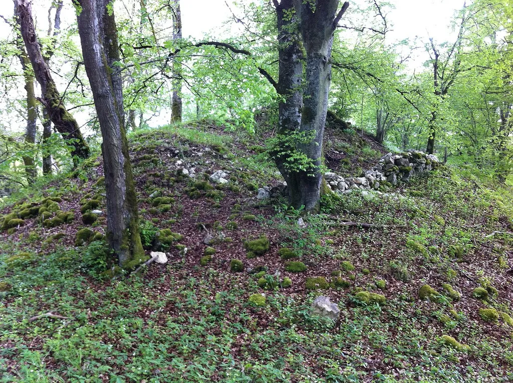 Burgruine Isikofen im Lauchertal nahe Jungnau