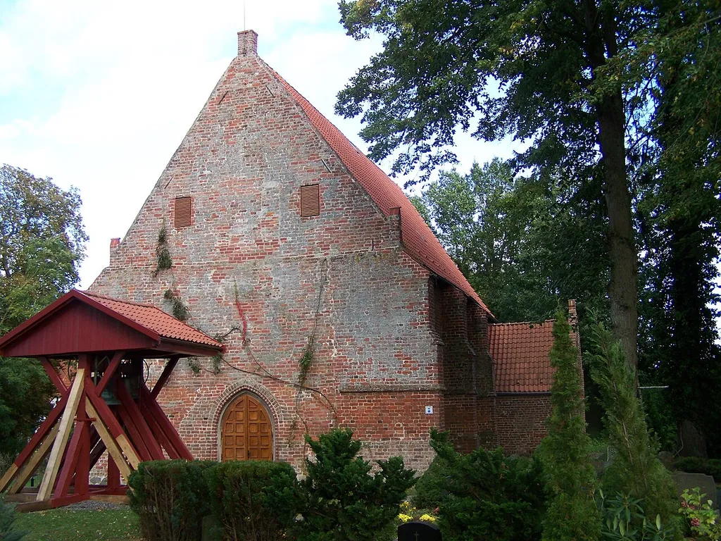 Kirche in Weitenhagen, Vorpommern.