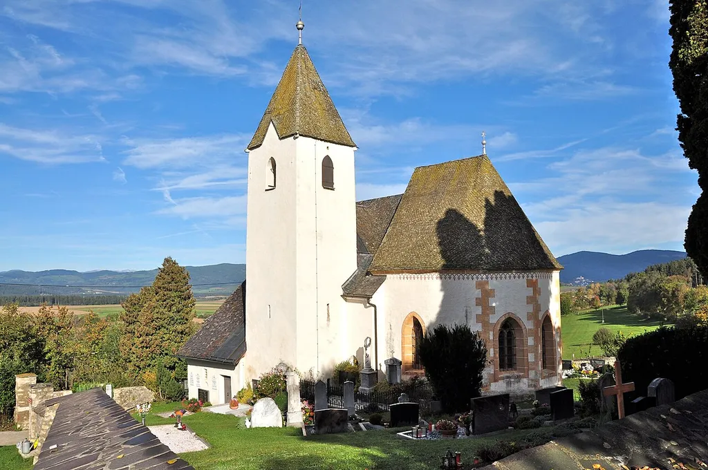 Parish church Saint Martin at Saint Martin #38, municipality Kappel am Krappfeld, district St. Veit an der Glan, Carinthia / Austria / EU
