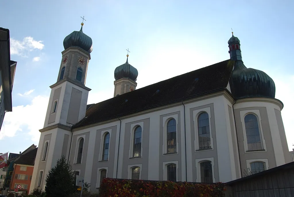Catholic church of Lachen, canton of Schwyz, Switzerland