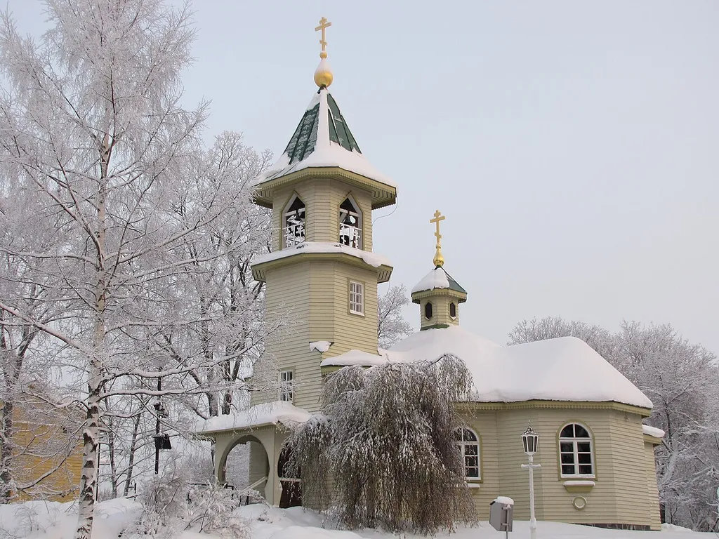 Saint Nikolaos orthodox church in Imatra.