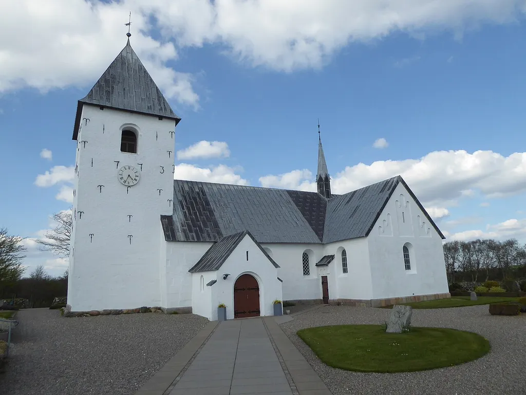 Hurup Kirke in Hurup in Denmark.
