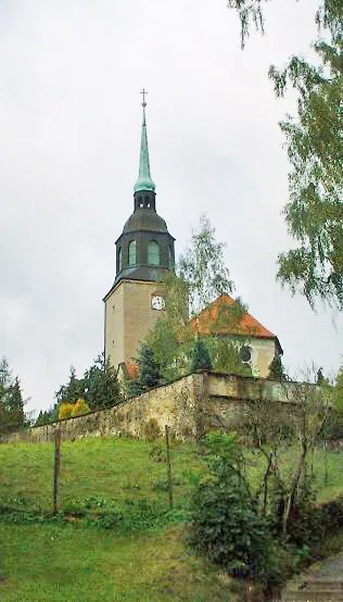 Kirche Oberbobritzsch, Gemeinde Bobritzsch.