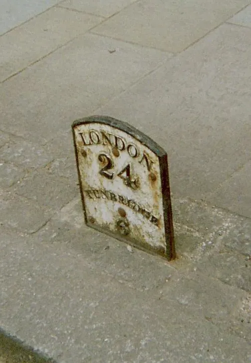 Old Mileplate by the A225, High Street, Sevenoaks