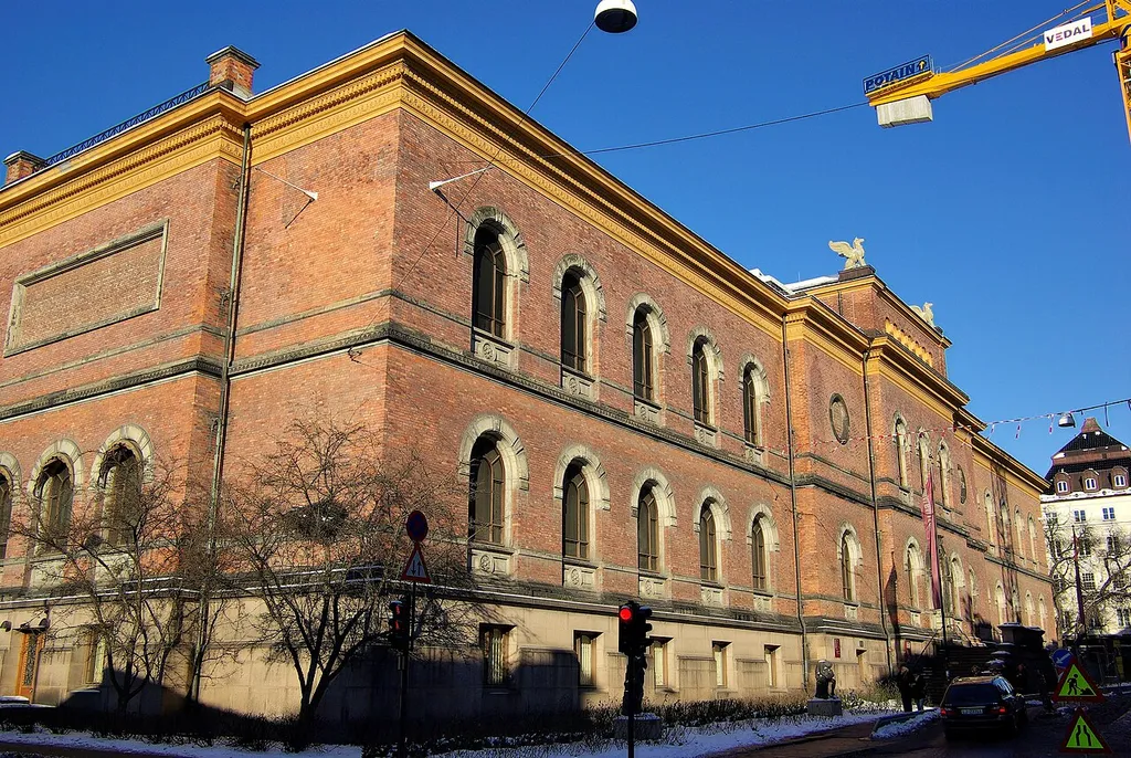 The national gallery in Oslo, Norway. Architects: Heinrich Ernst Schirmer and Adolf Schirmer. The building was finished in 1882. This is a protected building as of January 2012