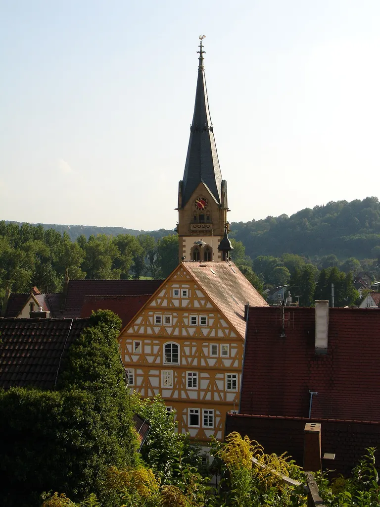 Blick auf die Innenstadt von de:Möckmühl