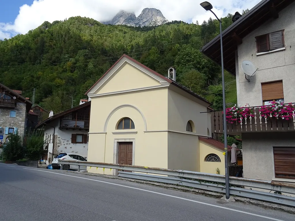 Toccol (Agordo, Veneto, Italy), Saint Augustine church