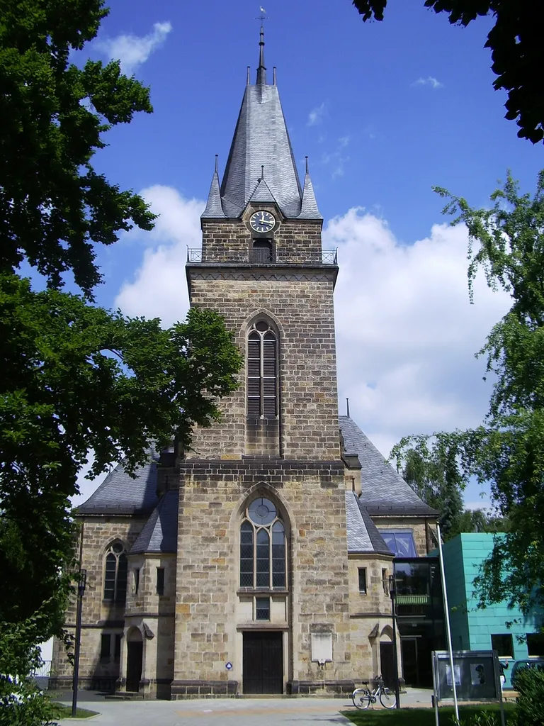 St. Peter Church in the city of Herford, district of Herford, North Rhine-Westphalia, Germany.