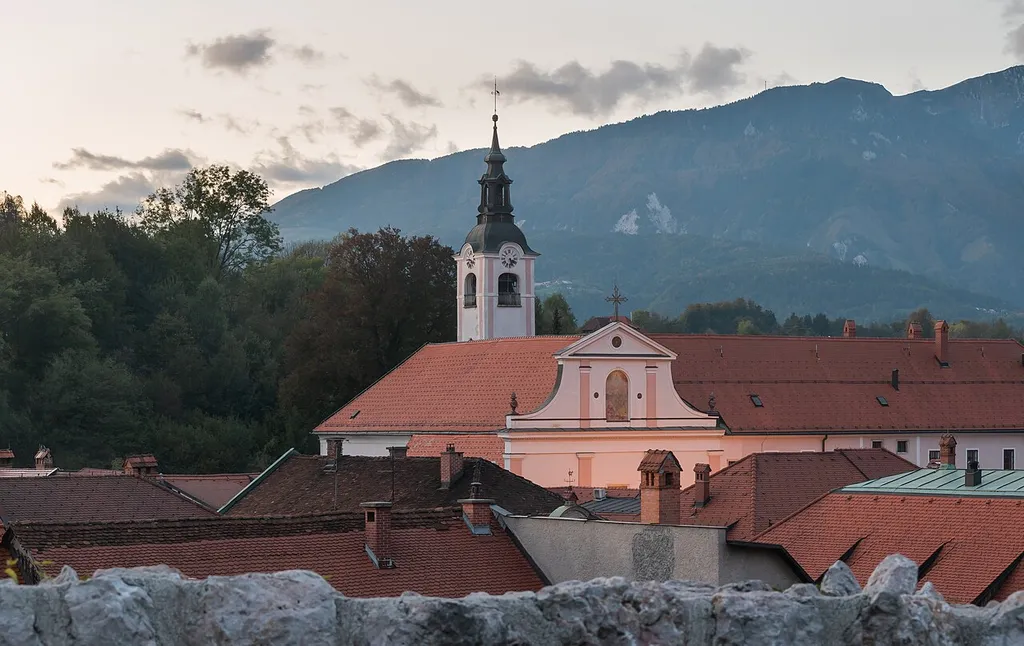 Saint James church in Kamnik, Upper Carniola, Slovenia