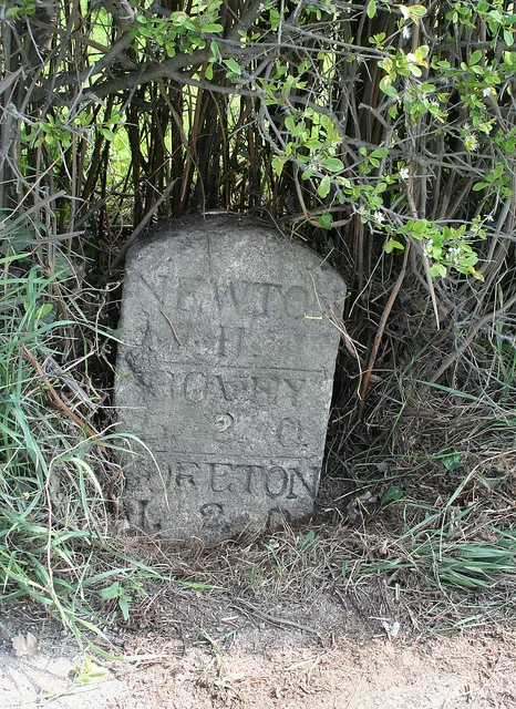 Old Milestone by the A382, Moretonhampstead parish