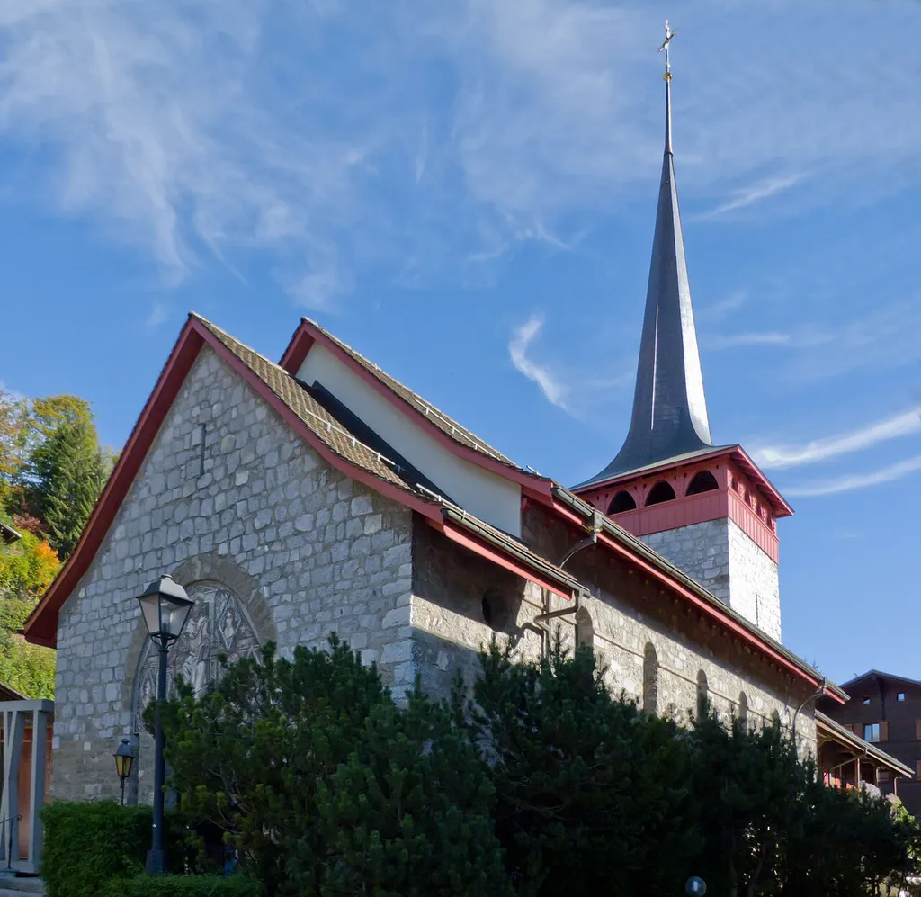 Römisch-katholische Kirche St. Josef, Gstaad. Anfsicht