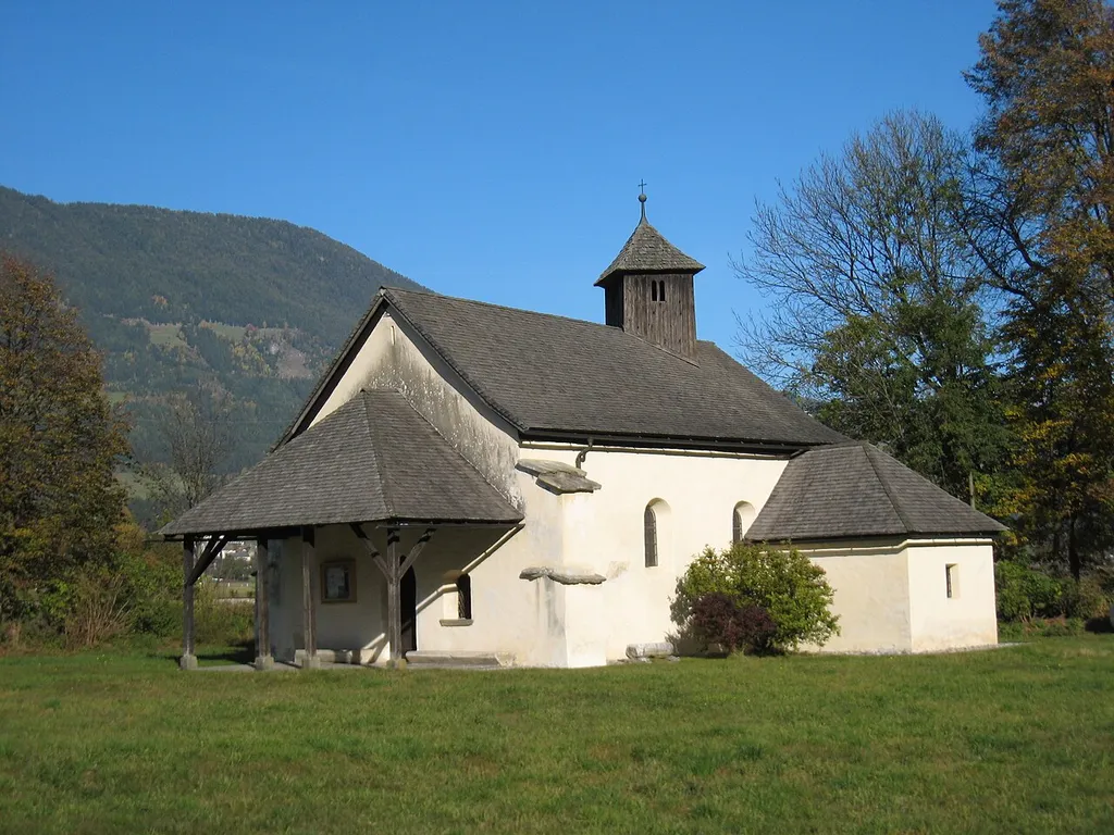 Subsidiary church Saint Magdalene at Moellbruecke, municipality Lurnfeld, district Spittal an der Drau, Carinthia / Austria / EU