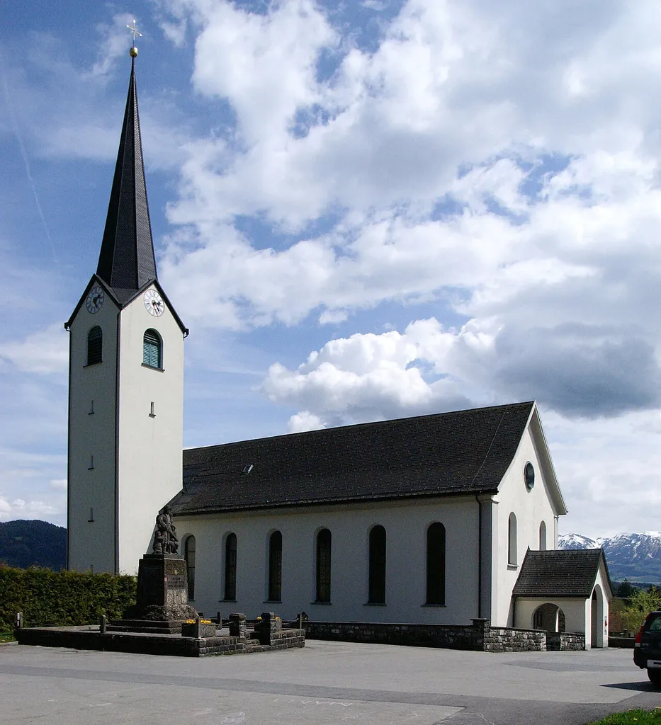 Pfarrkirche hl. Sebastian in Langen bei Bregenz in Vorarlberg.
