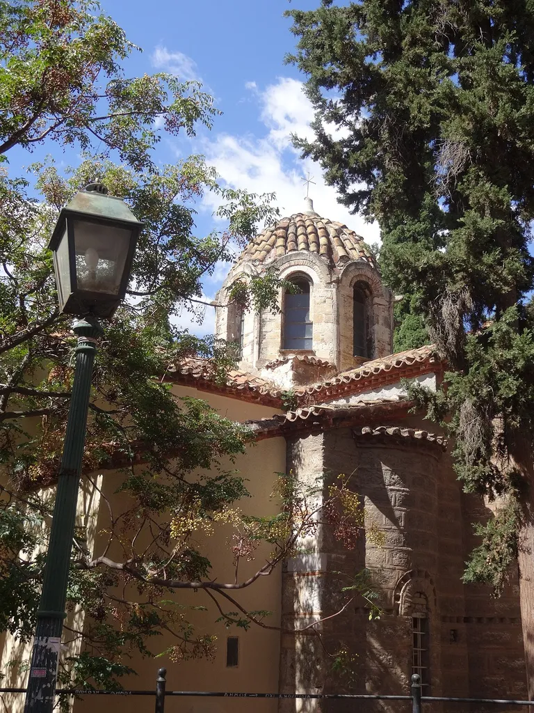 Byzantine church Sotira Kotaki , XI century, Plaka, Athens, Greece