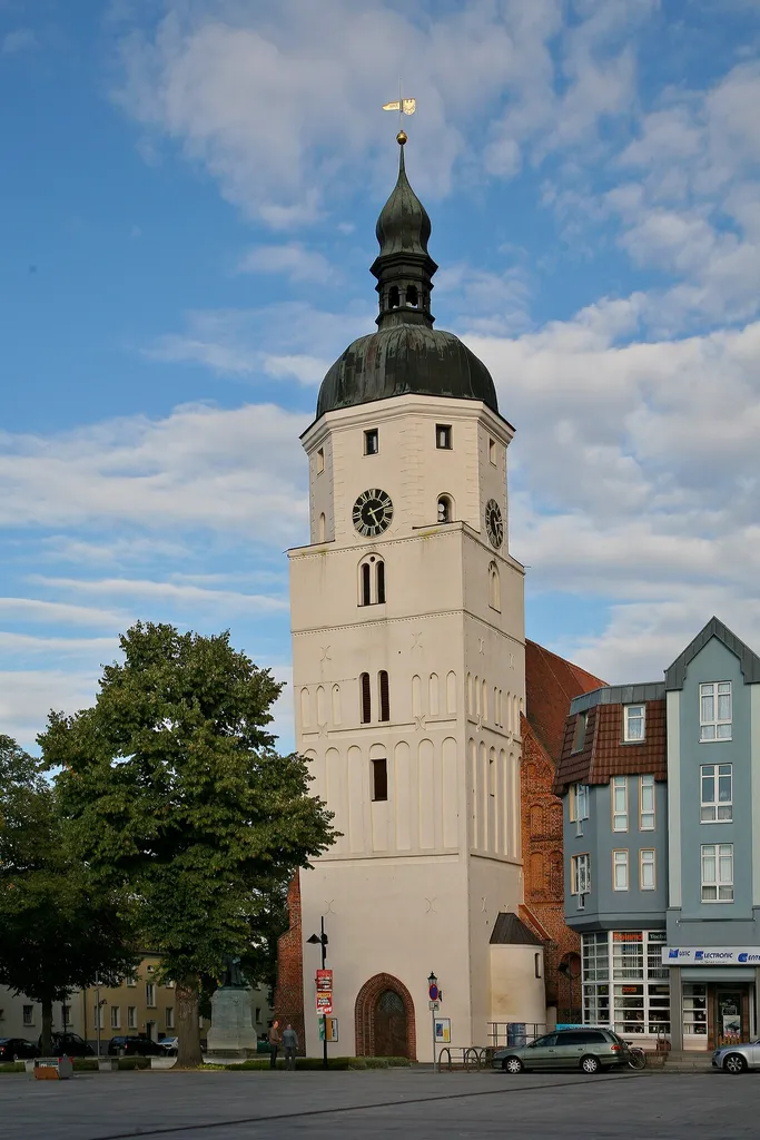 Lübben (Brandenburg Germany - Spreewald), protestant Paul Gerhardt Church.