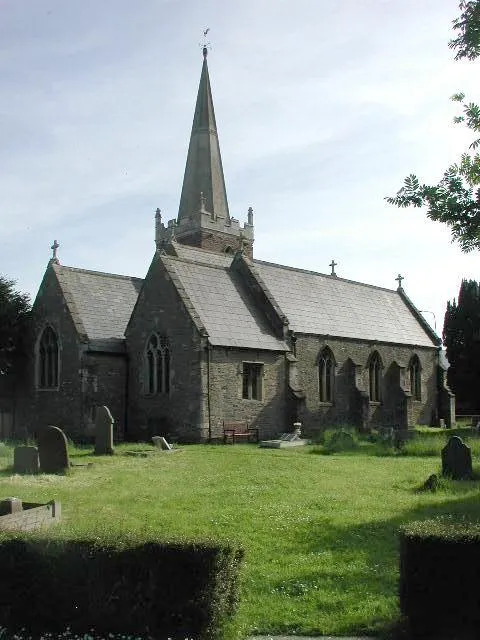 St James's parish church, Mangotsfield, Gloucestershire, seen from the northeast