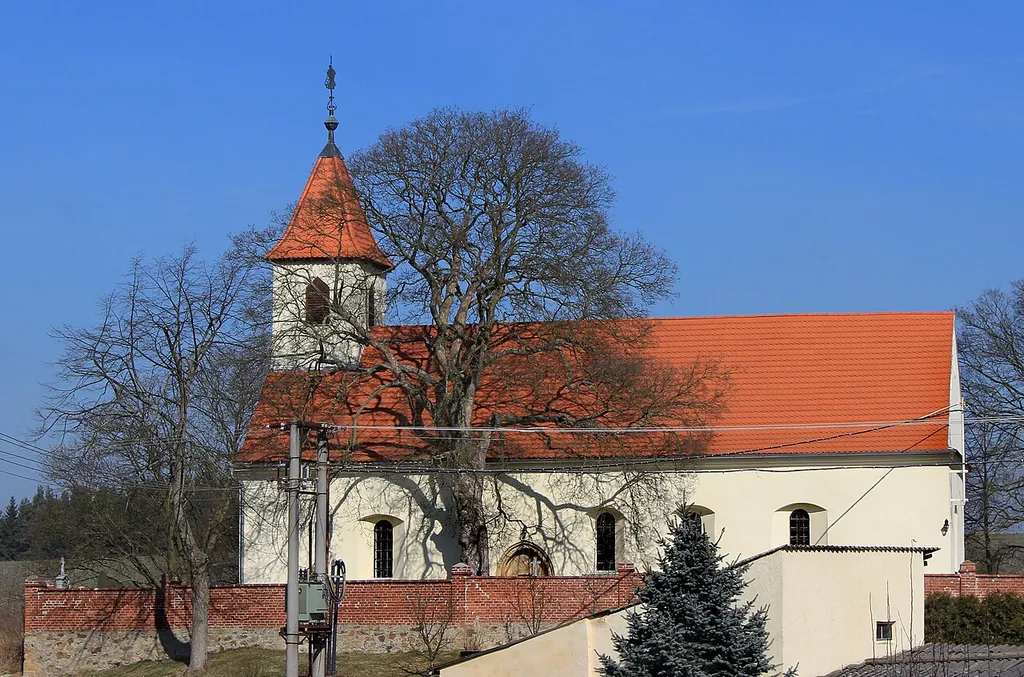 Saint Lawrence church in Sulislav, Czech Republic.