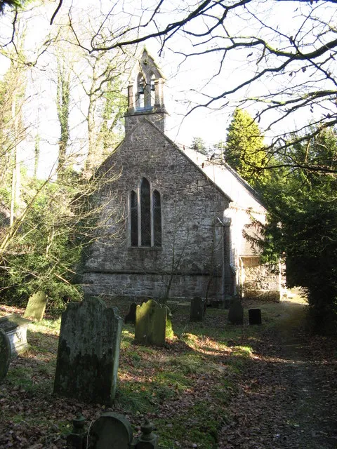Holy Trinity parish church, Hope, Shropshire, seen from the southwest