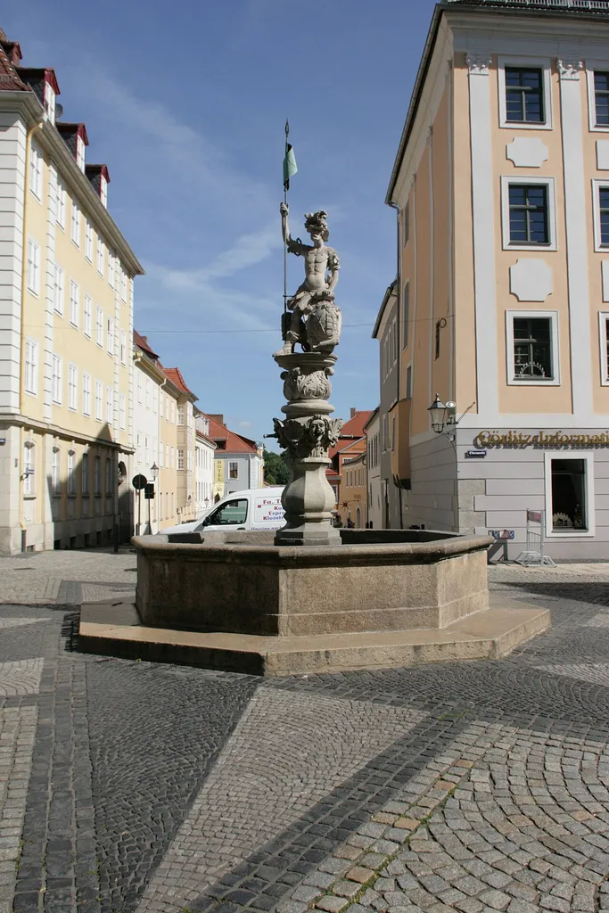Georgsbrunnen am Obermarkt in Görlitz