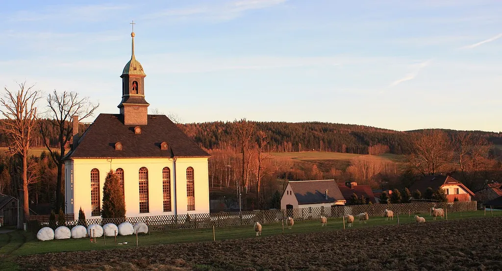 Schwarzbach (Elterlein), Germany: Church.