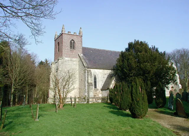 St Martins Church, Lowthorpe, East Riding of Yorkshire, England.The church was probably built in 1333 when St Martin's was made collegiate by Sir John de Heslerton and housed a rector, six chantry priests and three clerks. The college survived until dissolution in 1579 when St Martin's became the Parish Church. Older (partly ruined) bits of the buildings are described on local signposting as a monastery.