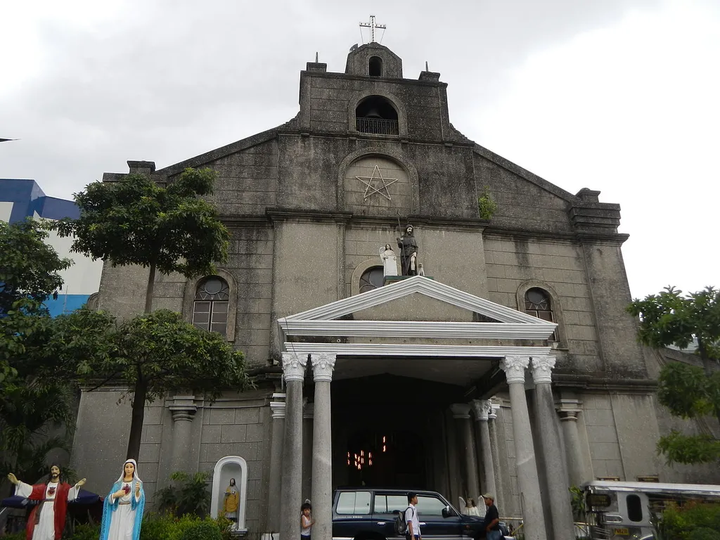 1815 Caloocan Cathedral[1] [2]San Roque Cathedral, A. Mabini St., Caloocan City The Kalookan Cathedral known canonically as San Roque Cathedral, is the cathedral of the Roman Catholic Diocese of Kalookan, and is located near the intersection of 10th Avenue and A. Mabini Street, in Caloocan City, Philippines. The church is beside La Consolacion College, and in the far front of the church is the City Hall of Caloocan.[3](1815 - APRIL 8 2015) [4]Roman Catholic Diocese of Kalookan Vicariate of San Roque The present Apostolic Administrator is Bishop Francisco M. De Leon, D.D., former rector was the Most Reverend Deogracias S. Iñiguez, Jr., DD., who also served as the bishop of the diocese. parochial vicar is the 'Reverend Elpidio "Jun" Erlano, Jr. Monsignor Boanerges "Ben" A. Lechuga was the preceding previous parish priest, who served from 1980 to 2008.[5][6]