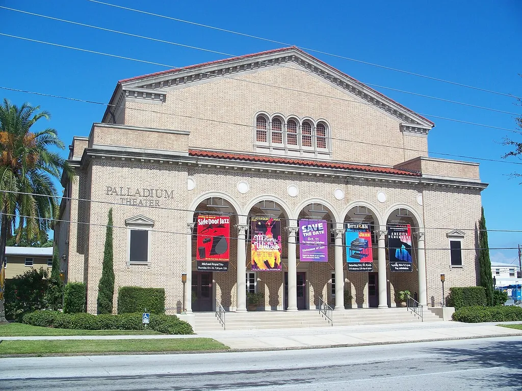 St. Petersburg, Florida: North Shore Historic District: Palladium Theatre, in the former First Church of Christ Scientist, which was built in 1925