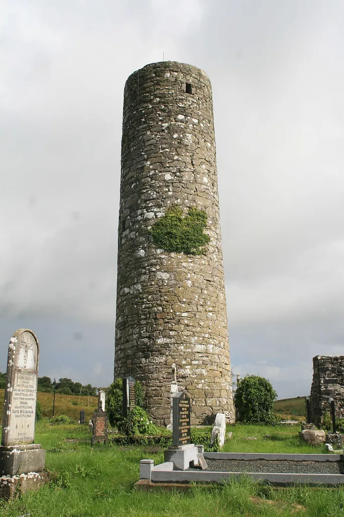 Aghagower, County Mayo, Ireland Round tower of the monastic site at Aghagower