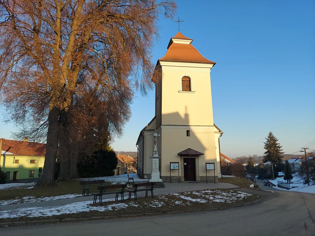 Farní kostel Nanebevzetí Panny Marie Rychtářov (Vyškov- Czech republic)