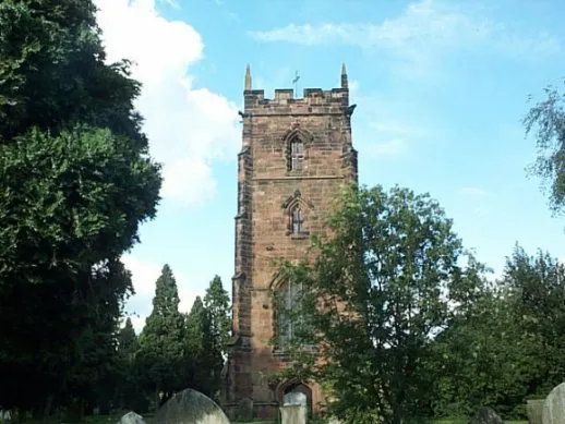 Parish church of SS Nicholas and Peter Ad Vincula, Curdworth, Warwickshire, seen from the west