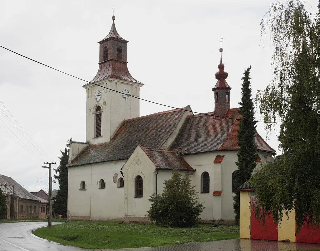 Cvrčovice (okres Brno-venkov) - kostel svatého Jakuba Staršího.
